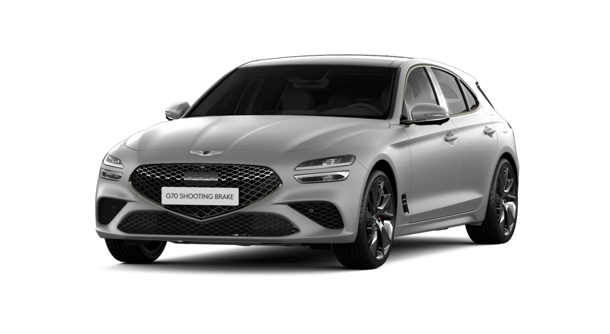 G70 슈팅 브레이크 스포츠 모델의 전측면부