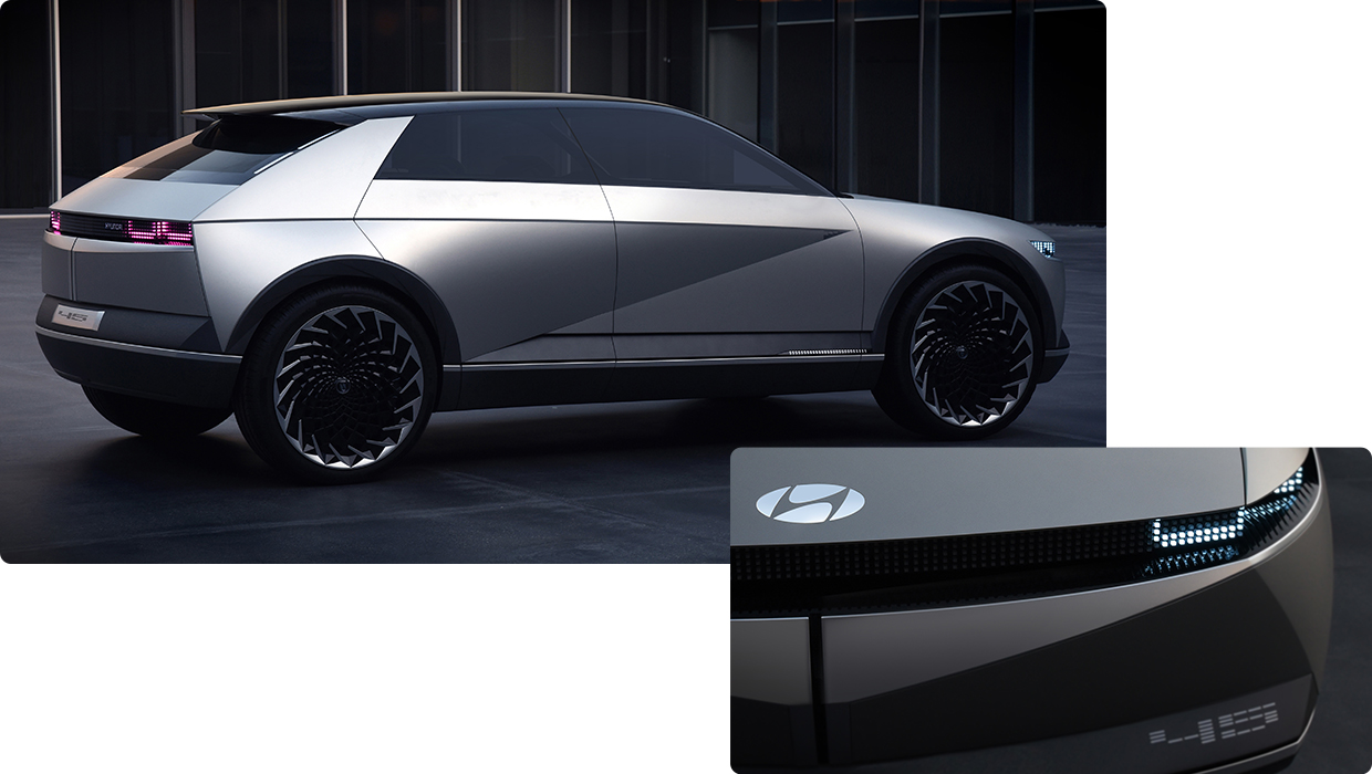 EV 콘셉트카 45의 모습