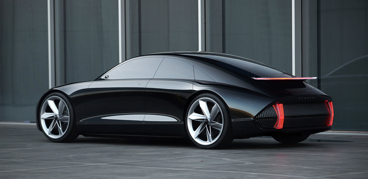 프로페시 콘셉트카의 뒷모습