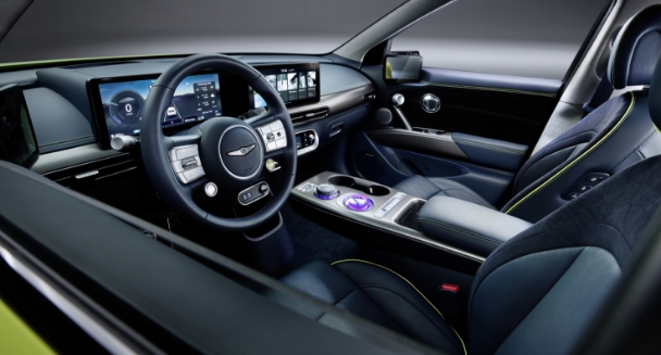 GV60의 실내 레이아웃 이미지