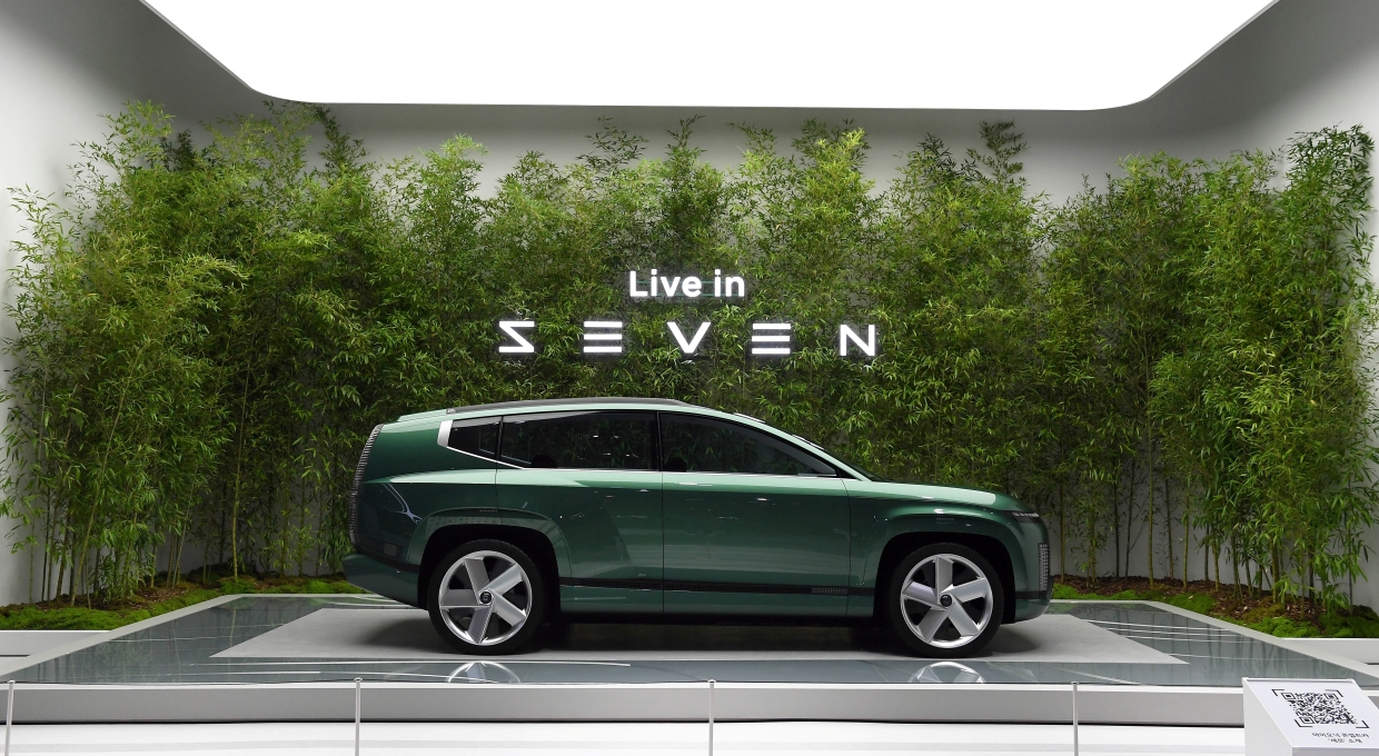 전기 SUV 콘셉트카 세븐 측면부