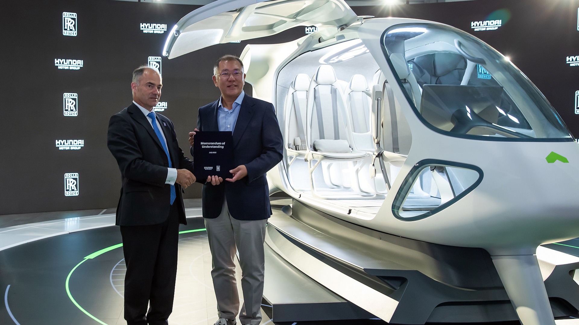 ROLLS-ROYCE & HYUNDAI MOTOR GROUP SIGN MOU TO LEAD THE WAY IN  THE ADVANCED AIR MOBILITY MARKET USING ALL-ELECTRIC PROPULSION AND HYDROGEN FUEL CELL TECHNOLOGY