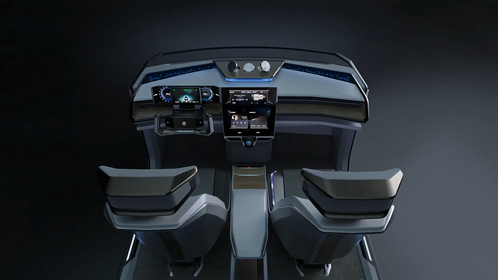 Hyundai Mobis' autonomous driving integrated cockpit system M.VICS