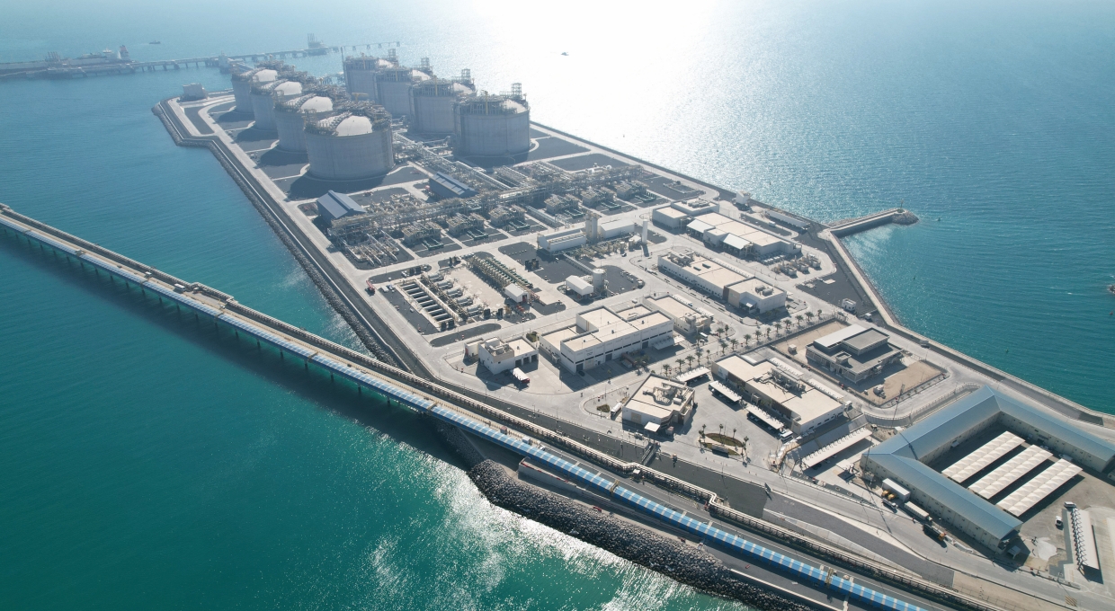 쿠웨이트 알주르 LNG 수입 터미널 공사 전경