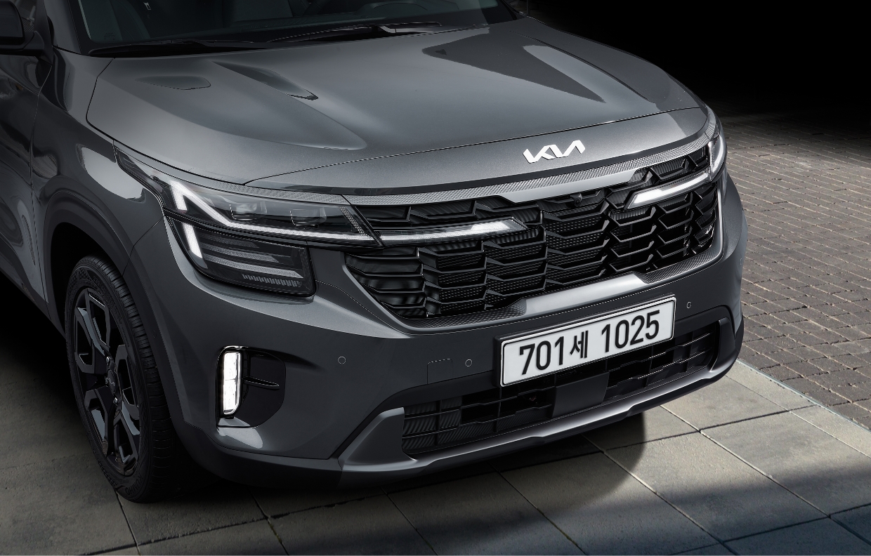 셀토스의 정면부 모습