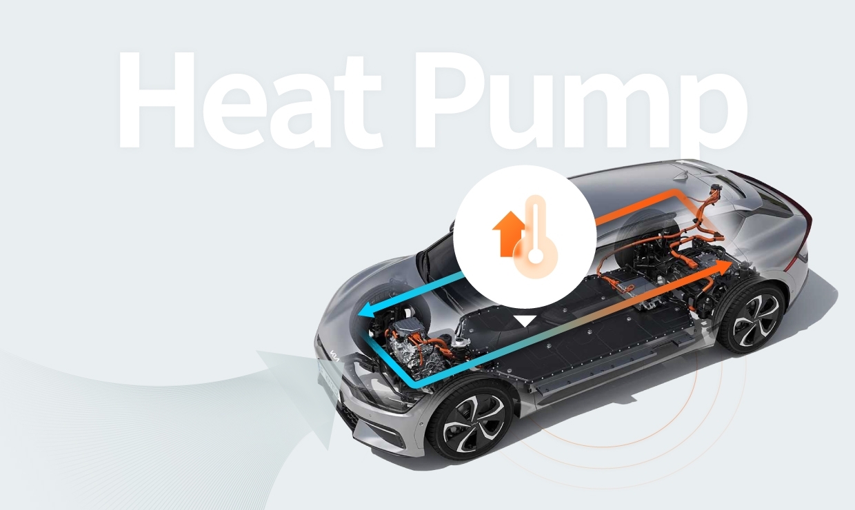 Kia EV6 with heat pump