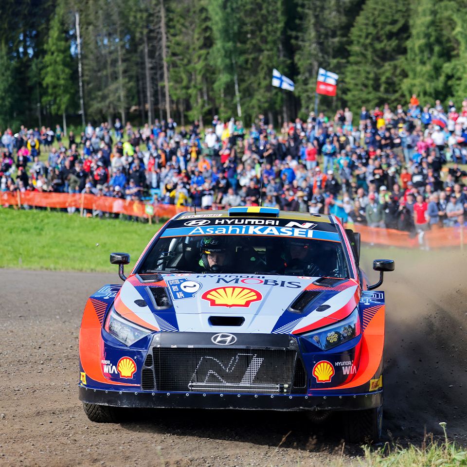 현대 i20 N 랠리1의 주행 모습