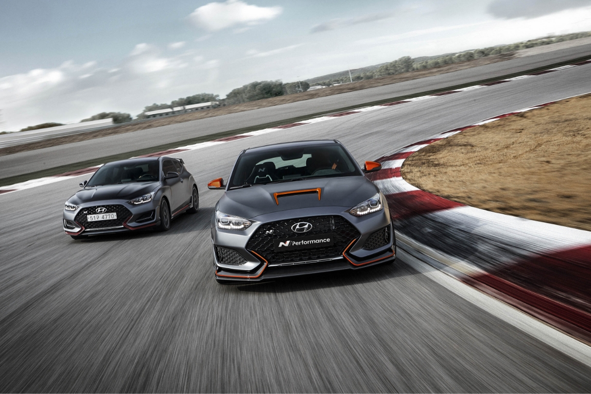 Veloster N from the circuit by photographer Seongpil Min
