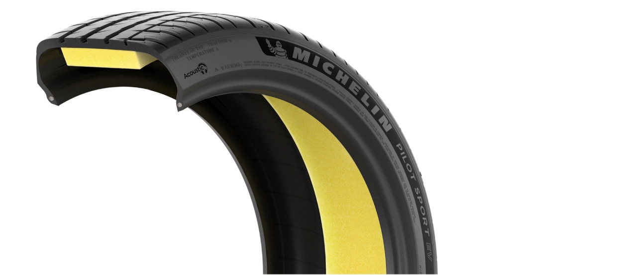 Michelin electric car tires with low-noise technology
