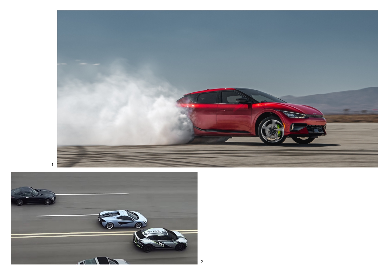 기아 EV6 GT의 주행 모습