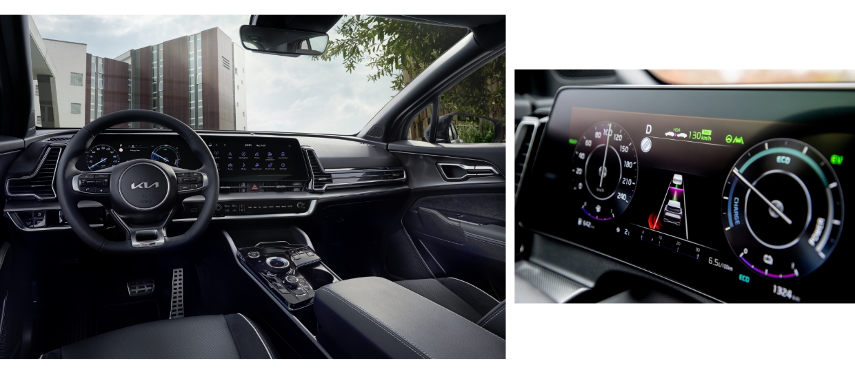 스포티지의 인테리어