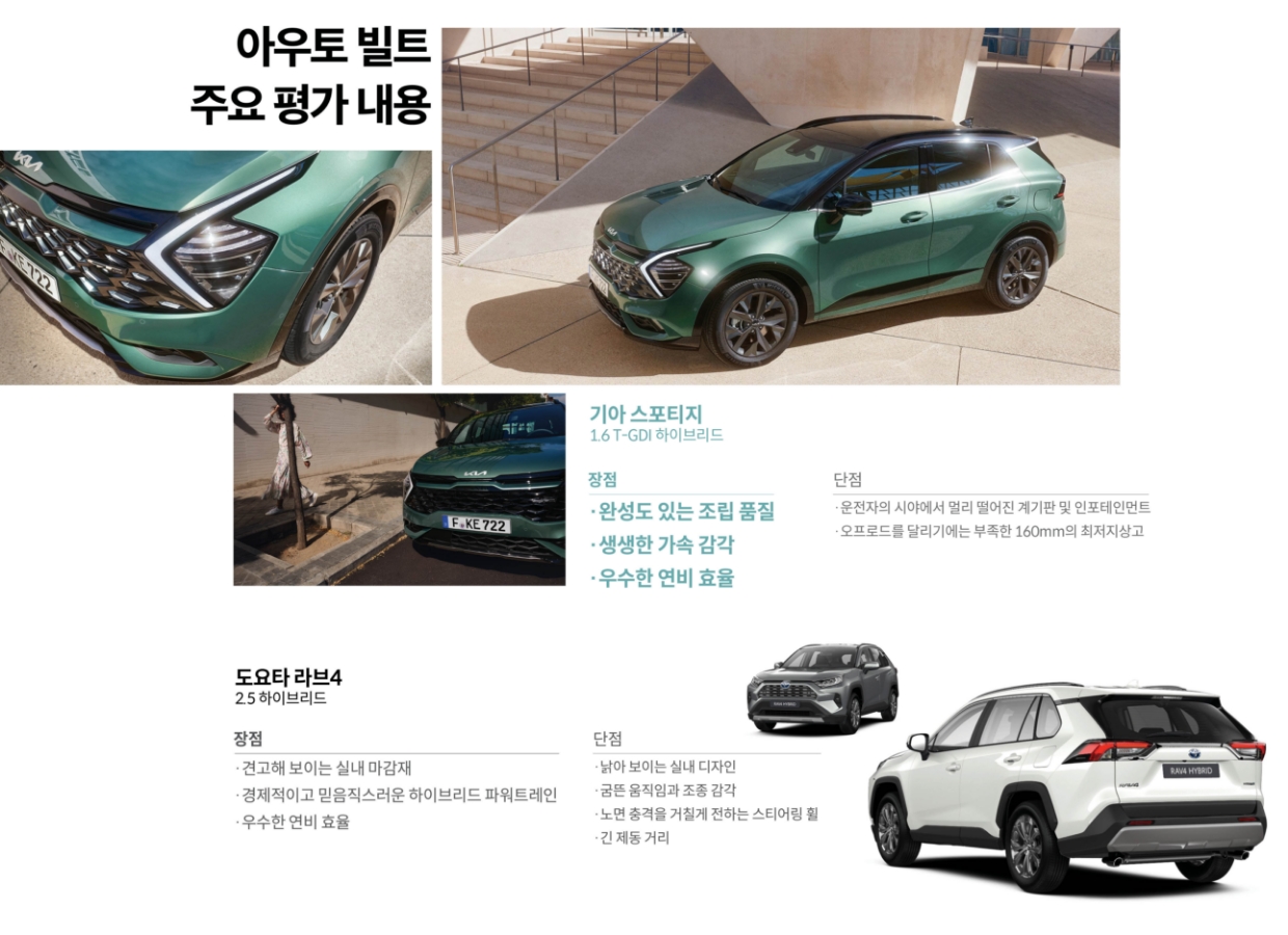 아우토 빌트 주요 평가 내용 인포