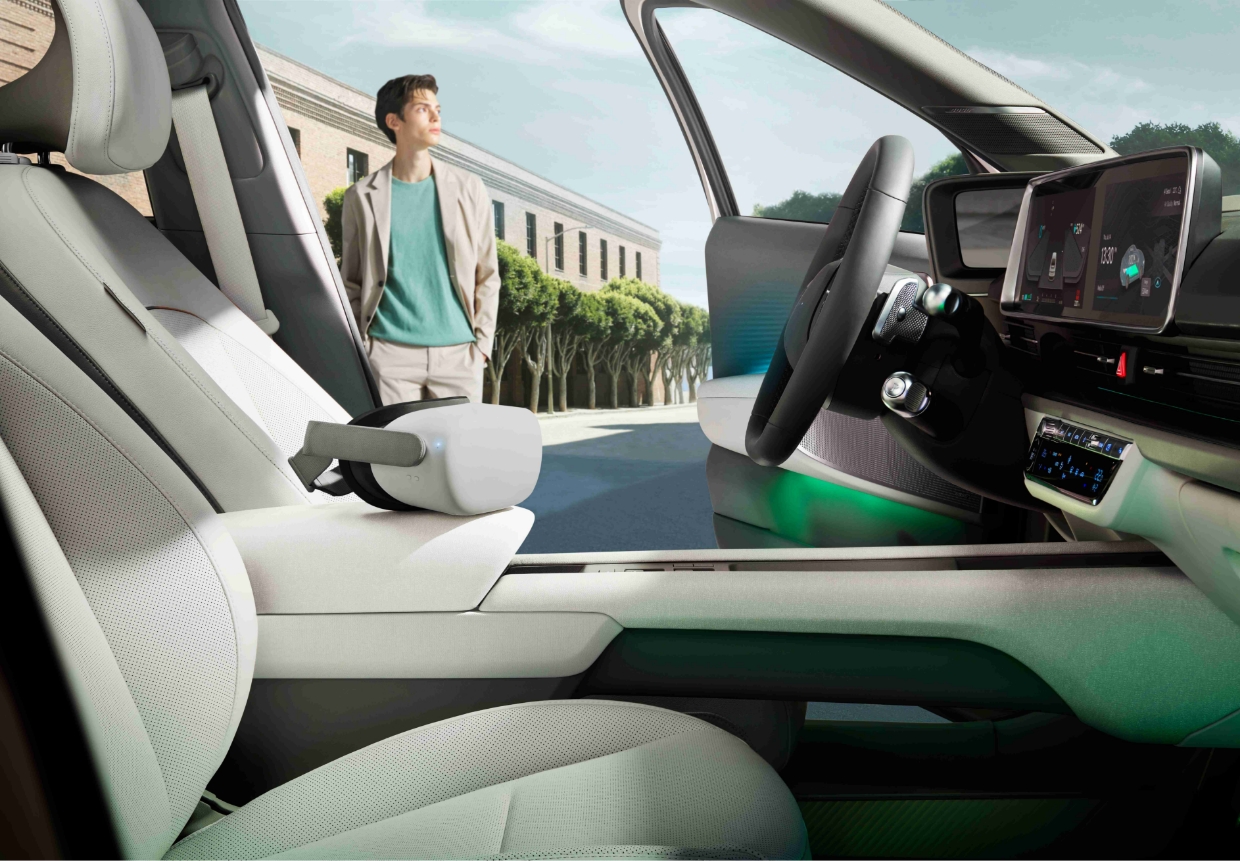 The interior of the Hyundai IONIQ 6