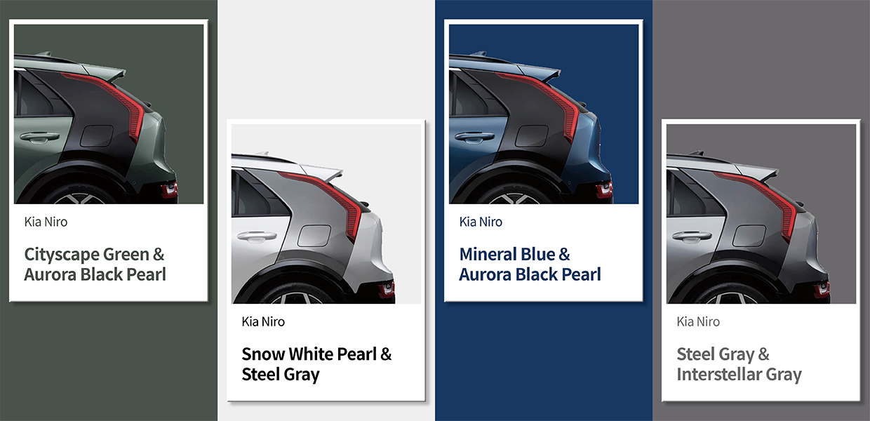 Kia Niro's Aero Filler Color Combination