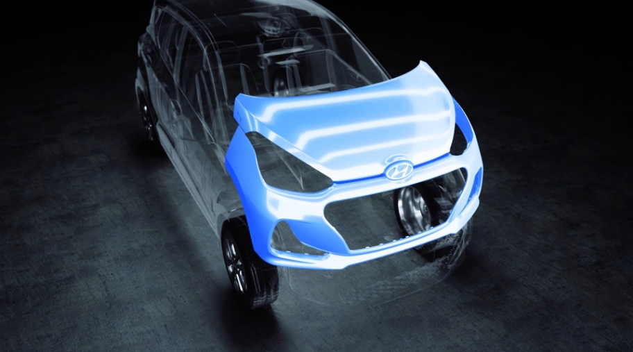 신소재 자동차 외장 부품 인포그래픽