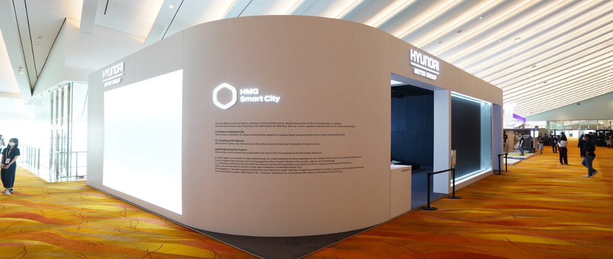 HMG Greenfield Smart City Event Booth