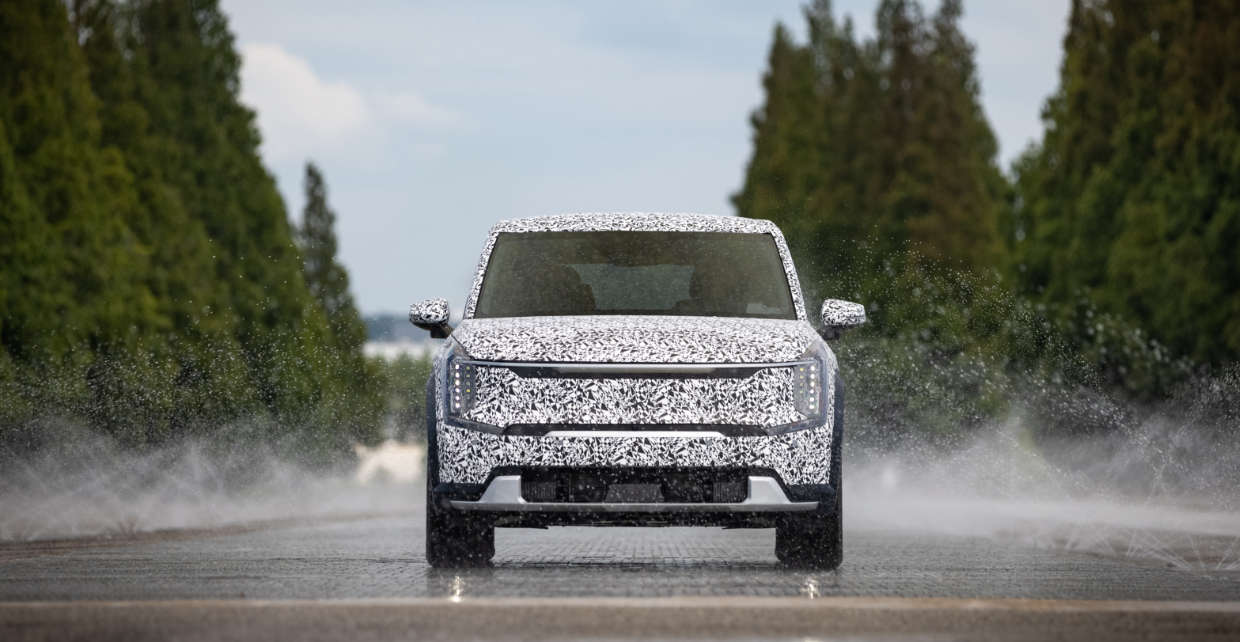 기아 EV9이 개발되는 모습