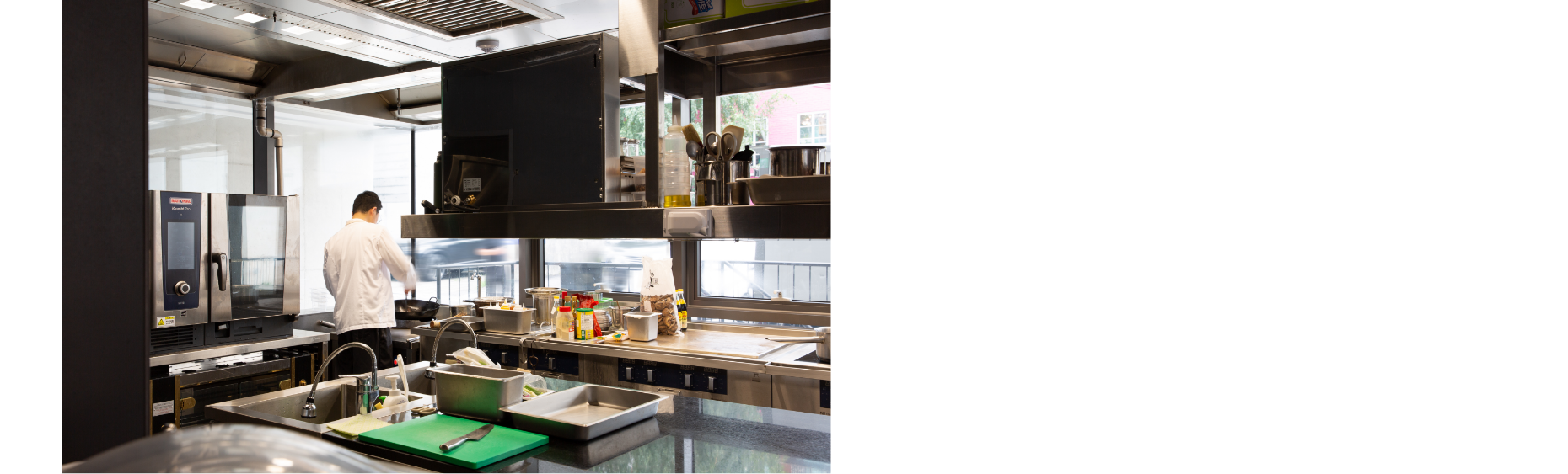 R&D 전용 주방의 모습