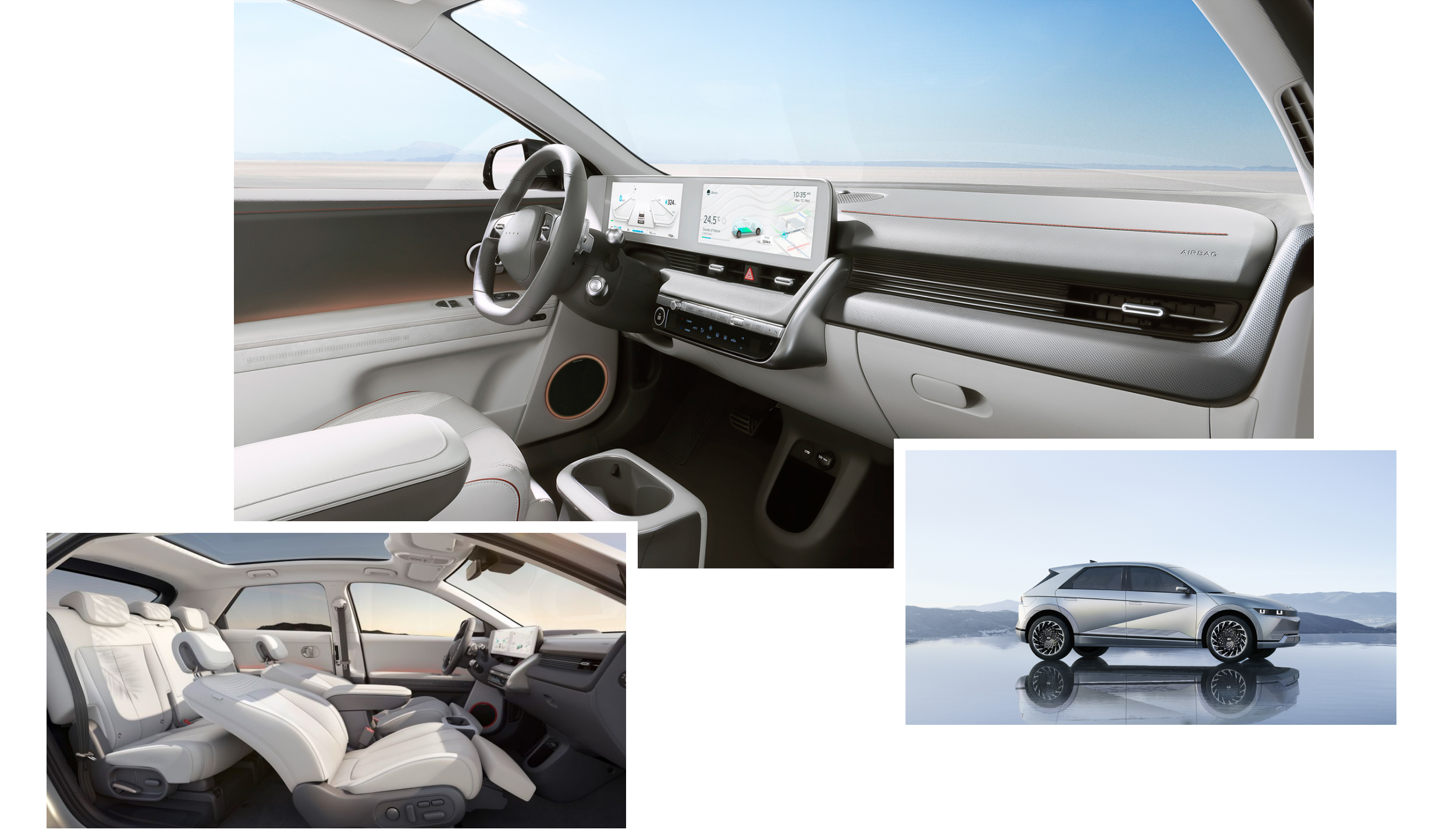 현대자동차 아이오닉 5의 옆모습, 현대자동차 아이오닉 5의 실내 모습