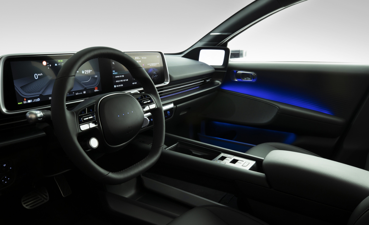 The interior of the IONIQ 6