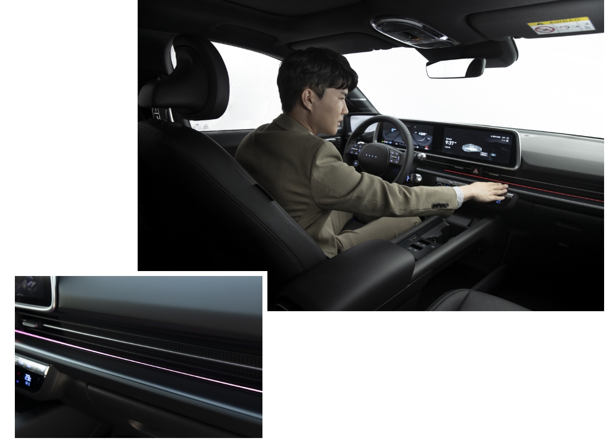 Interactive LED Light of IONIQ 6