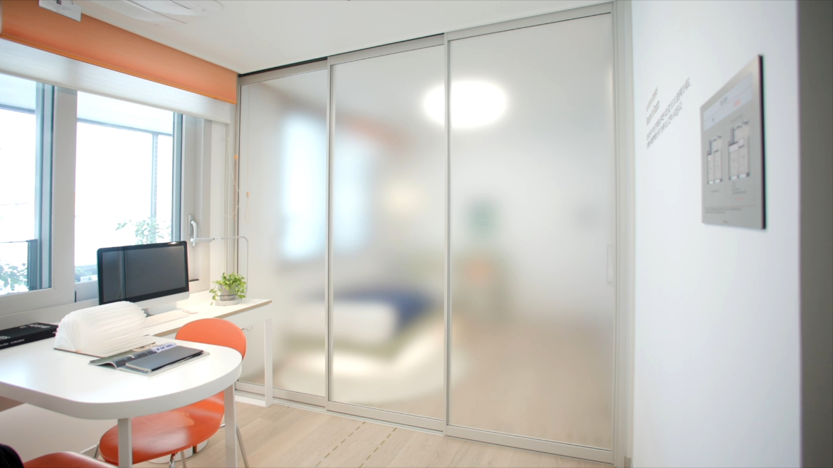 룸인룸 옵션이 적용된 방 내부 모습