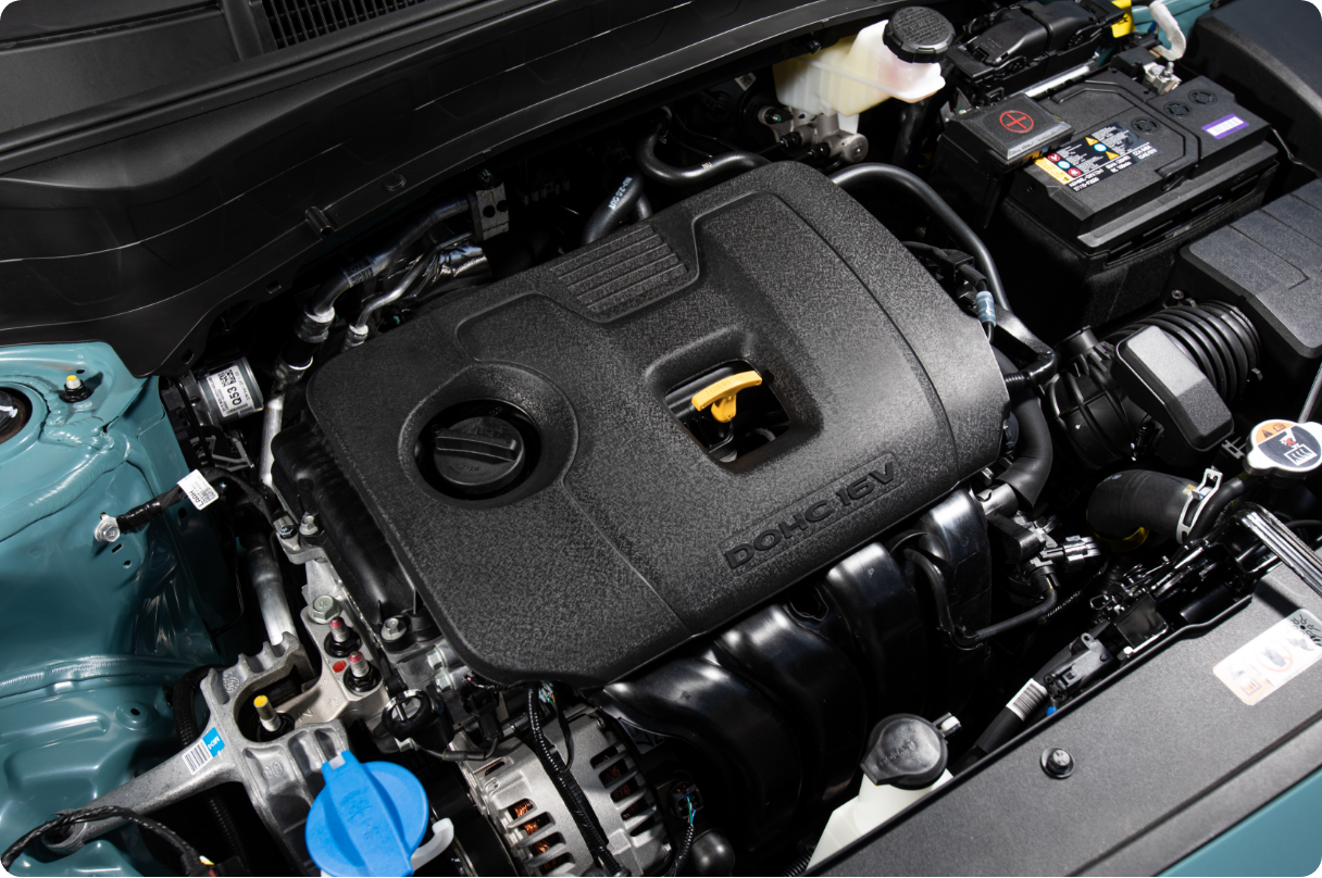 Engine room of Kia The New Seltos