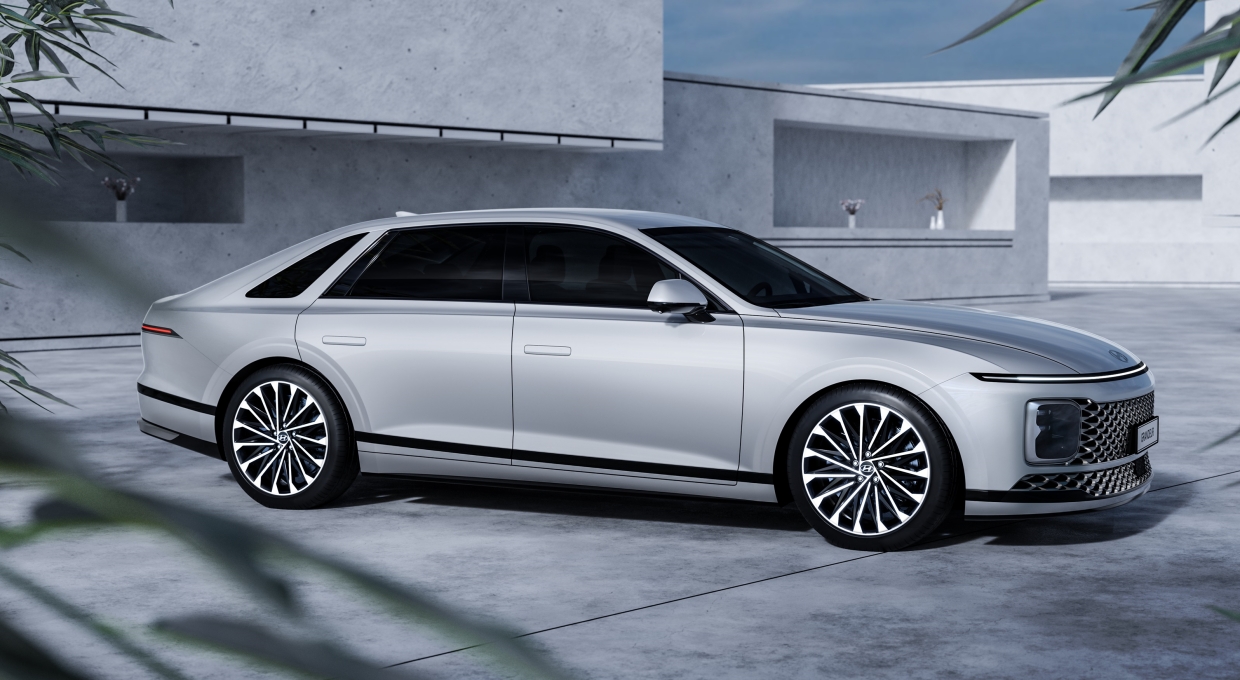 디 올 뉴 그랜저 전측면부