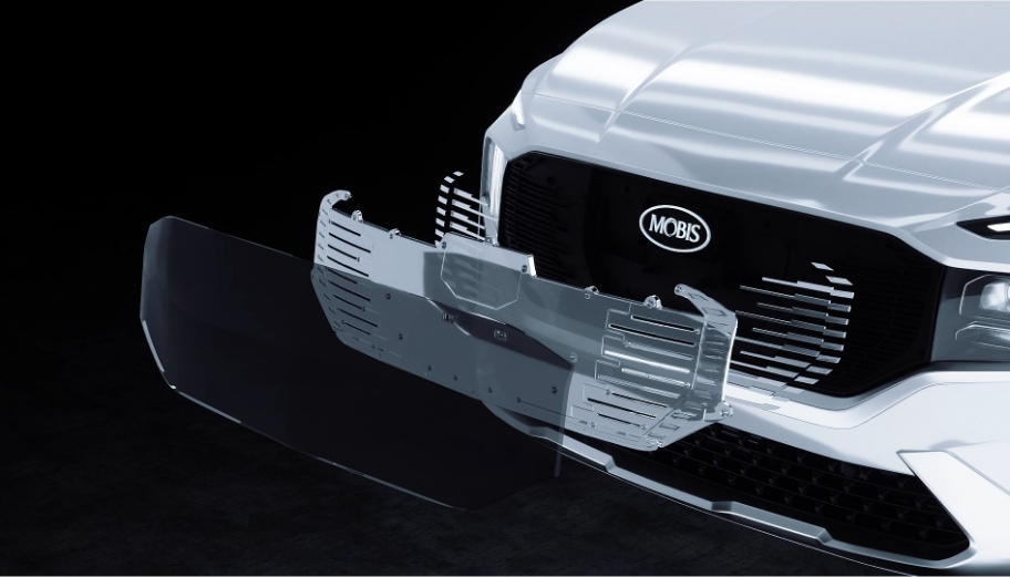 Lighting grille structure diagram