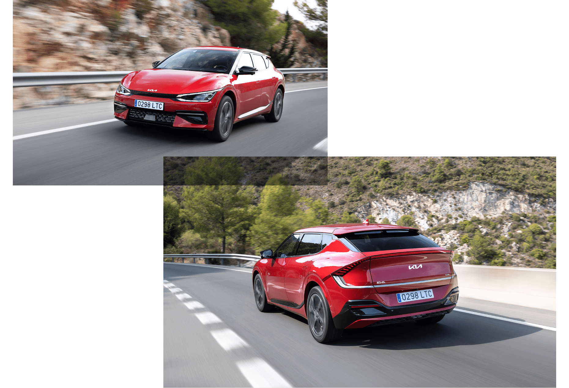 기아 EV6 주행하는 모습