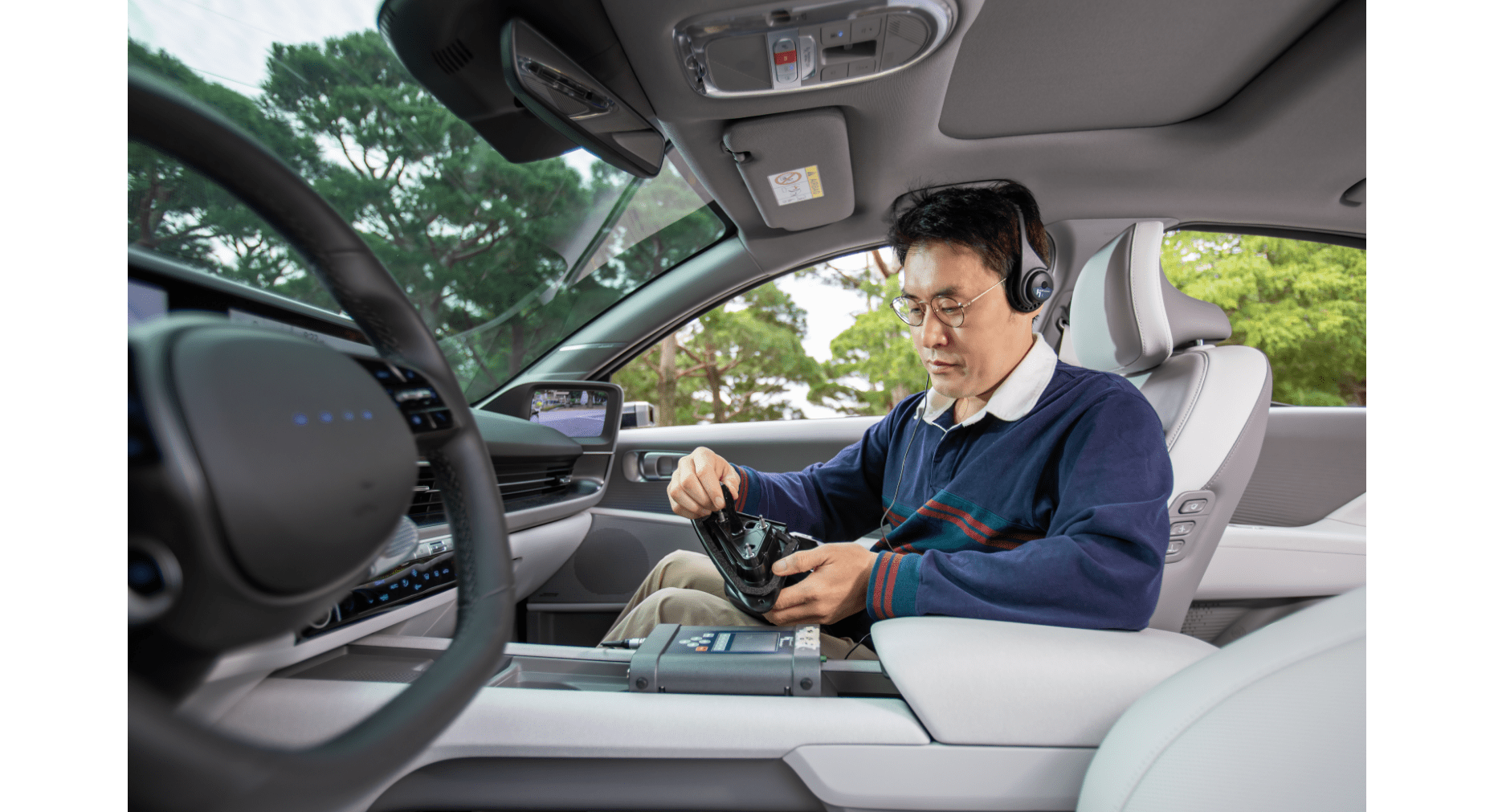 현대자동차 아이오닉 6의 NVH 성능을 완성한 김의제 책임연구원의 모습