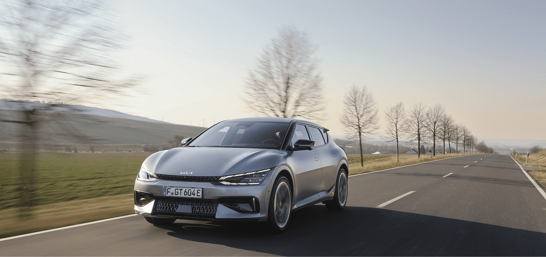 EV6 GT가 주행하는 모습