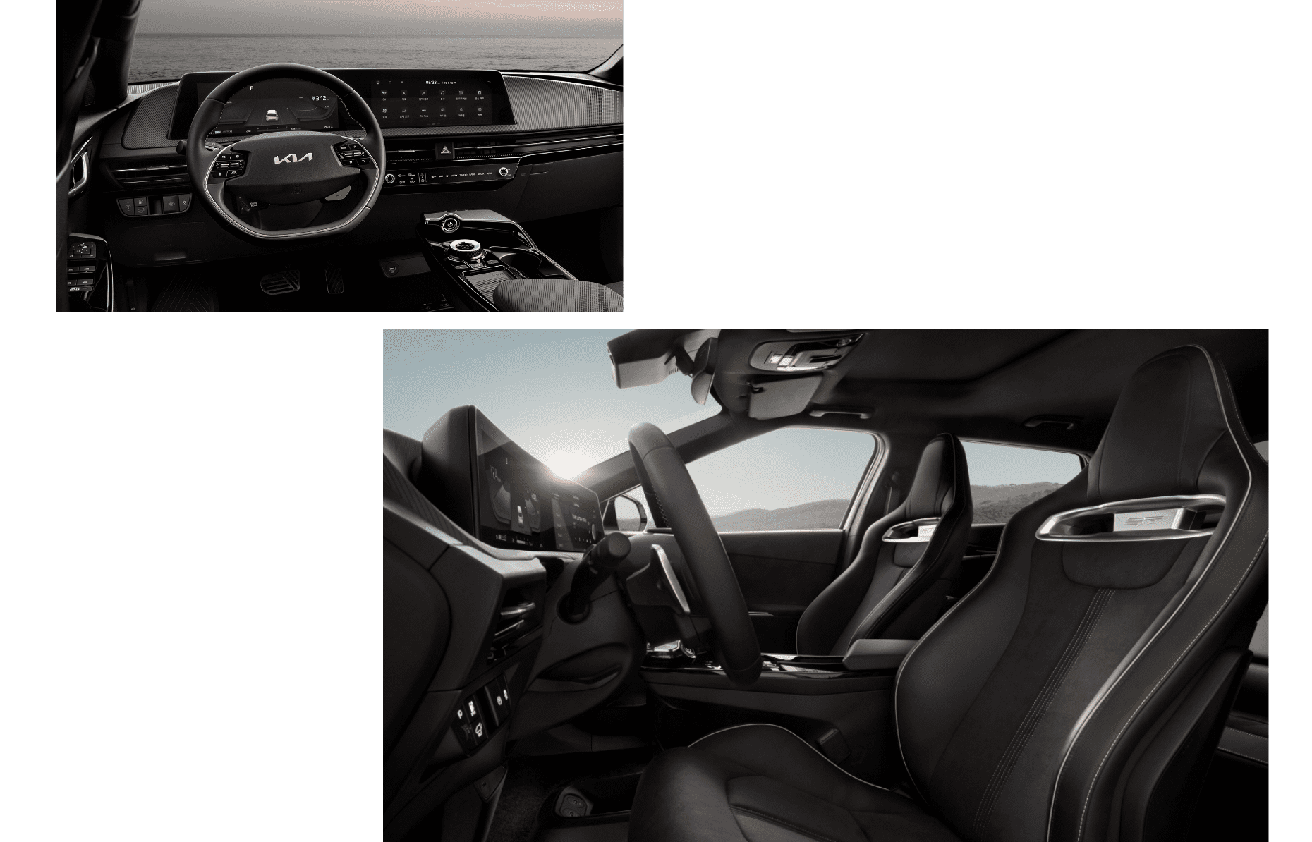 EV6 GT의 실내 모습