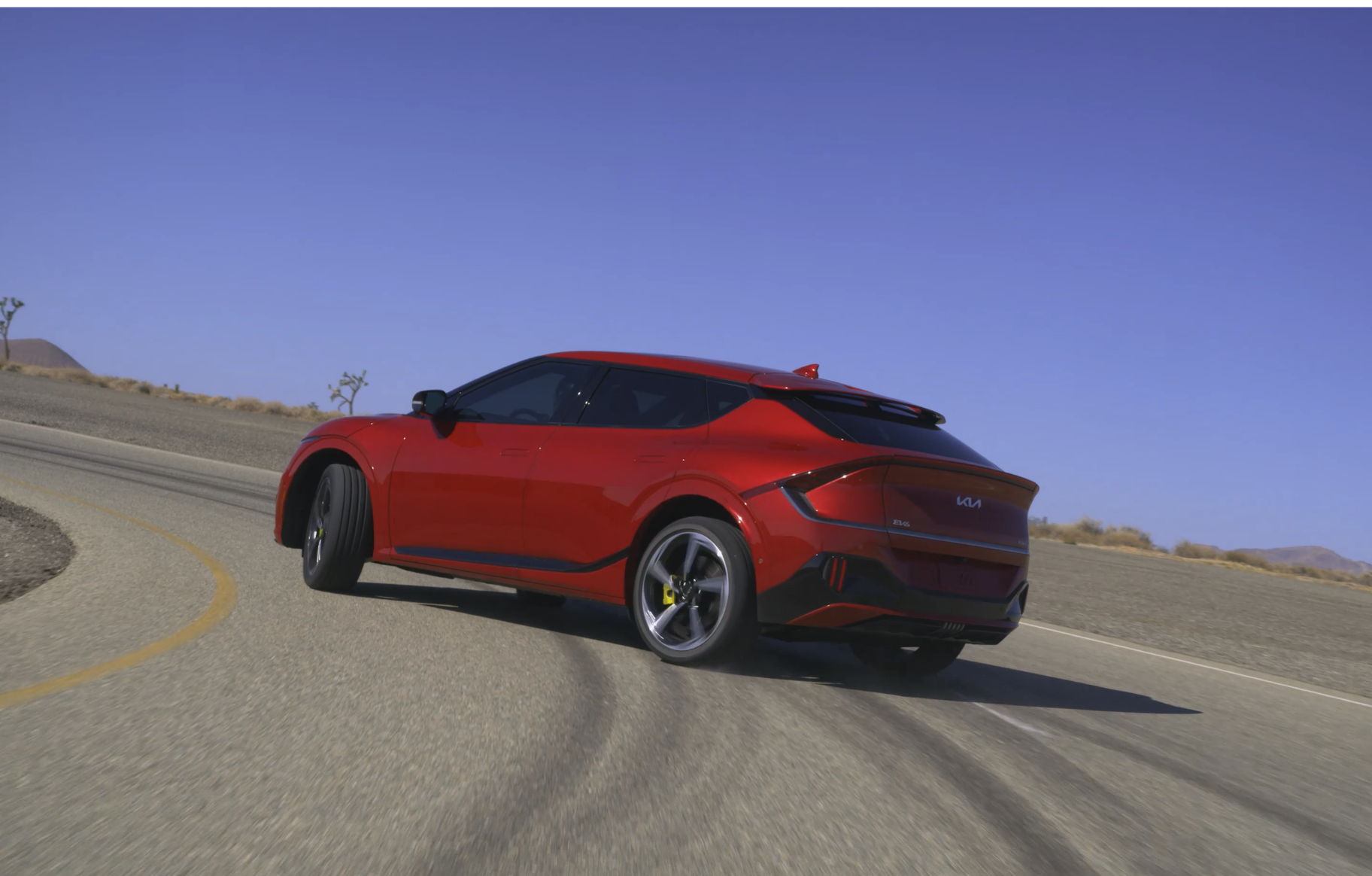 EV6 GT가 주행하는 모습