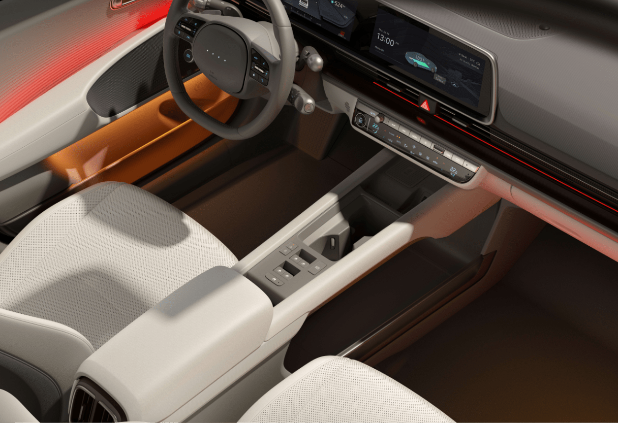 Hyundai IONIQ 6 interior view