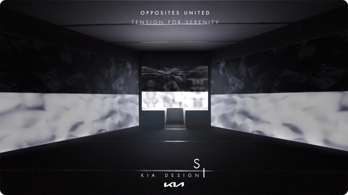 공간감을 극대화한 작품 ‘평온 속의 긴장감’의 모습