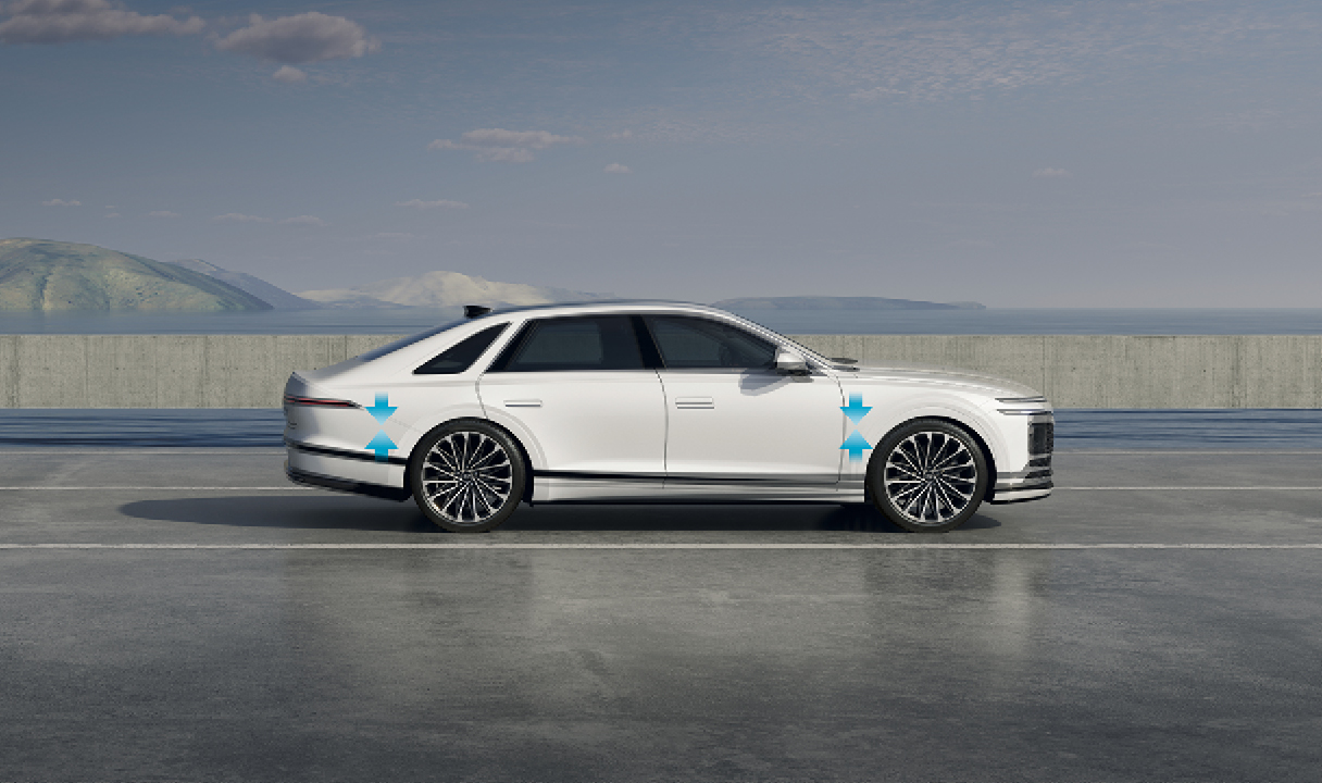 그랜저 스마트 스트림 1.6 터보 하이브리드 주행 이미지