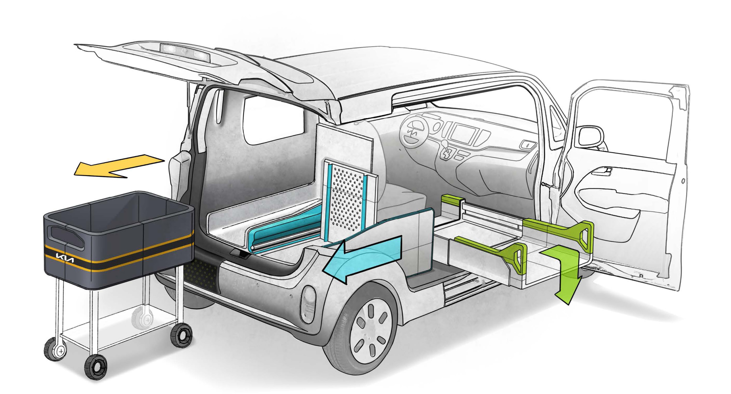 커스터마이징 부문 대상을 수상한 도심형 소규모 물류 운송 시스템 이미지