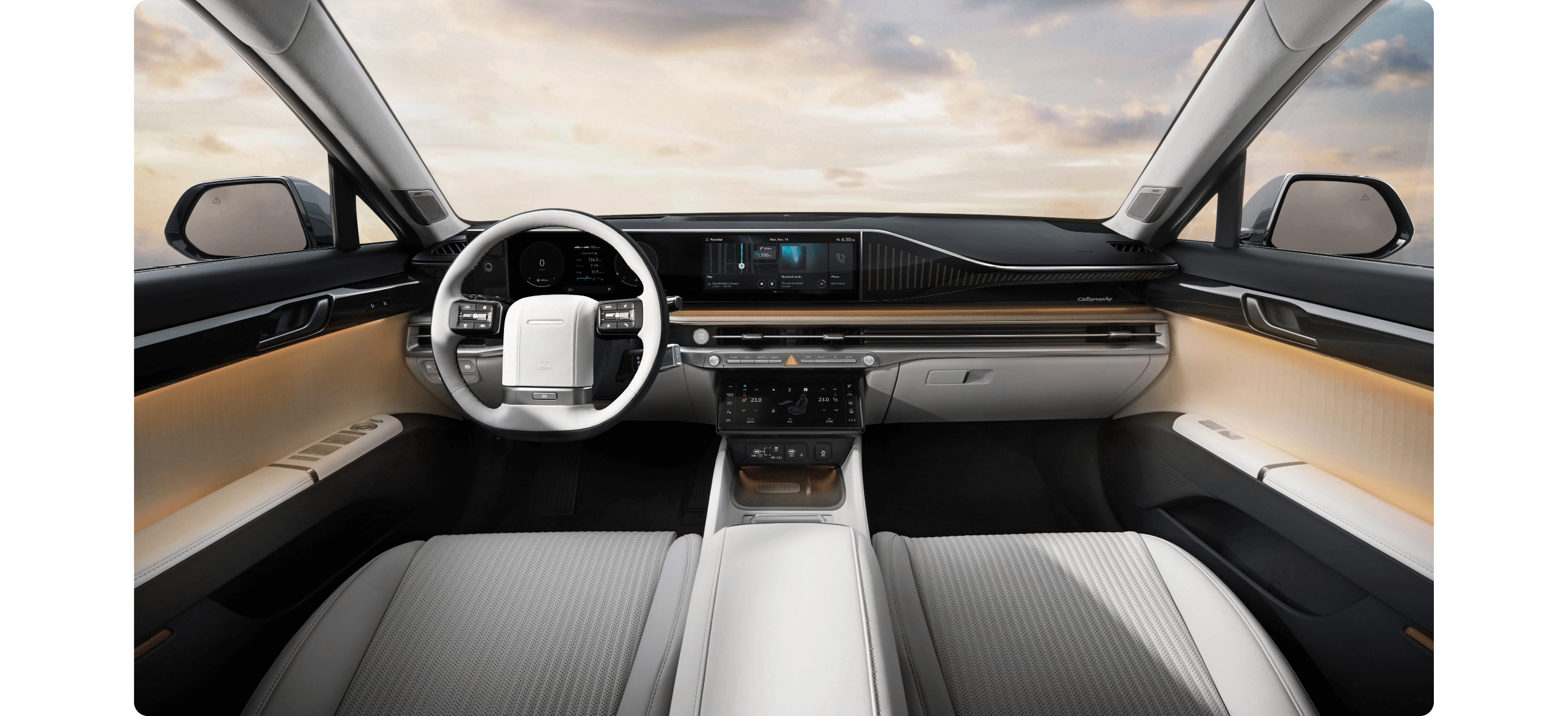 신형 그랜저의 인테리어