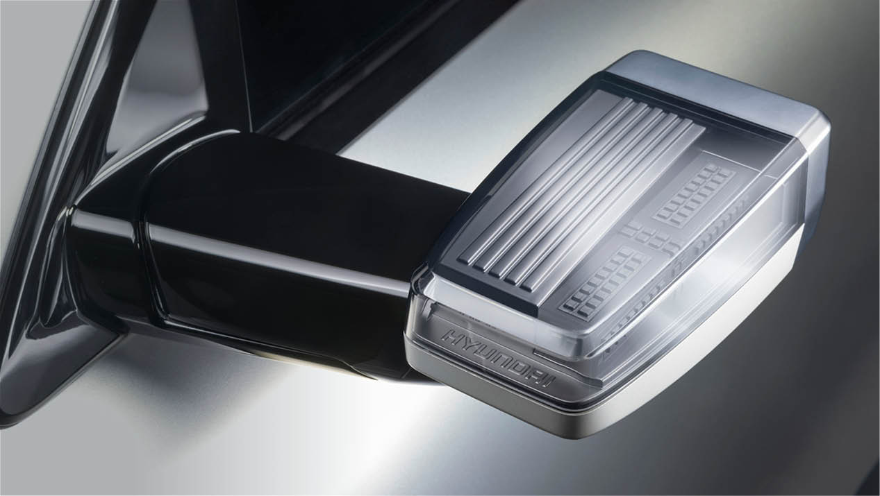 아이오닉 6의 디지털 사이드 미러