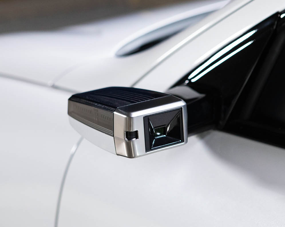 아이오닉 6의 디지털 사이드 미러