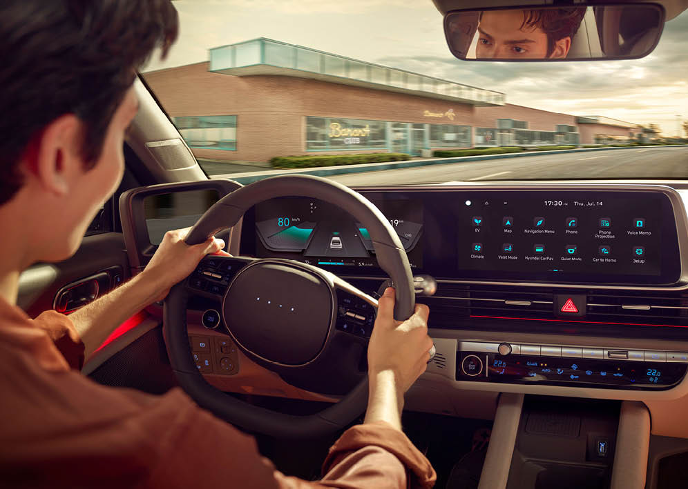 신형 그랜저의 인테리어