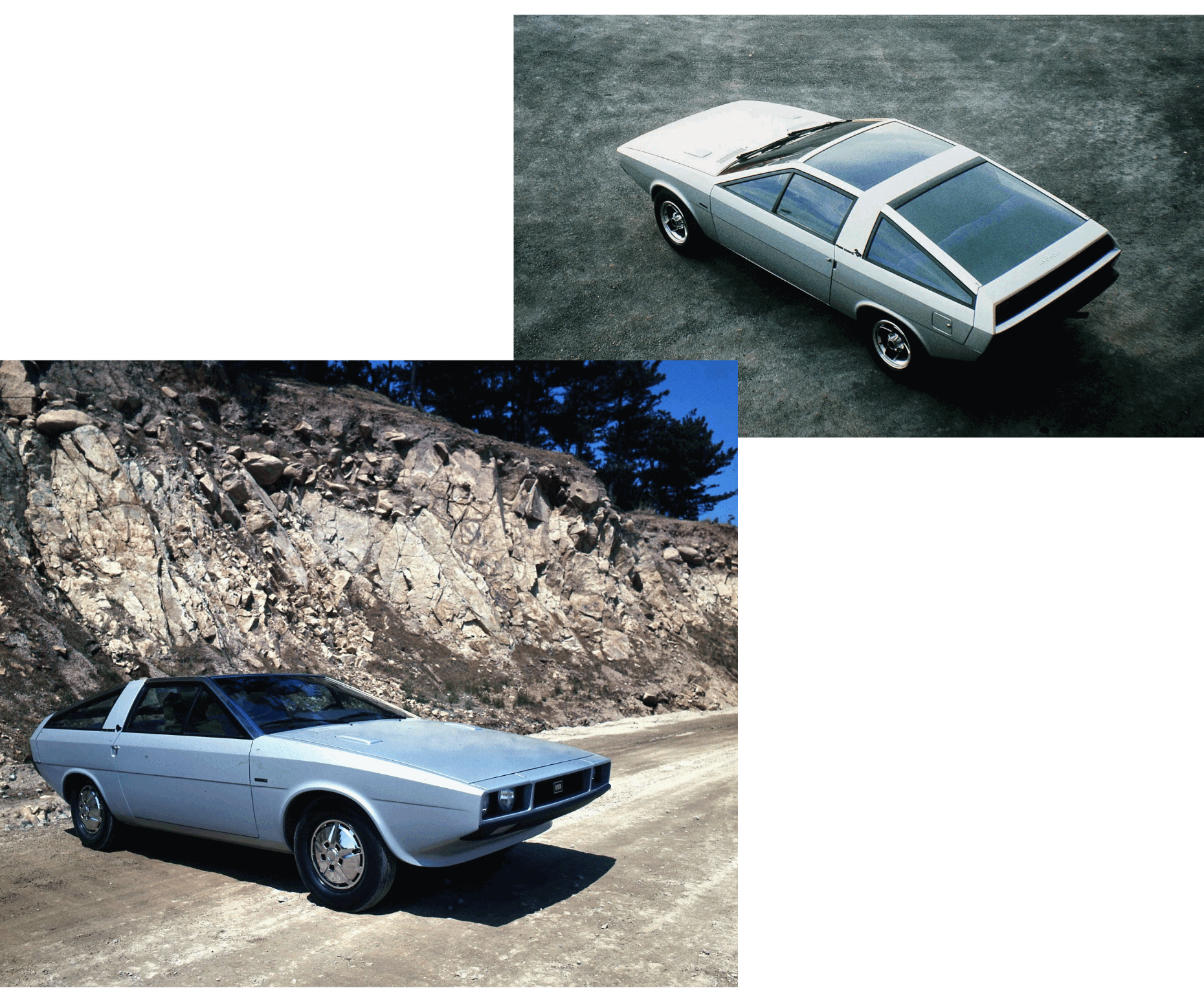 The Hyundai Pony Coupe Concept unveiled in 1974