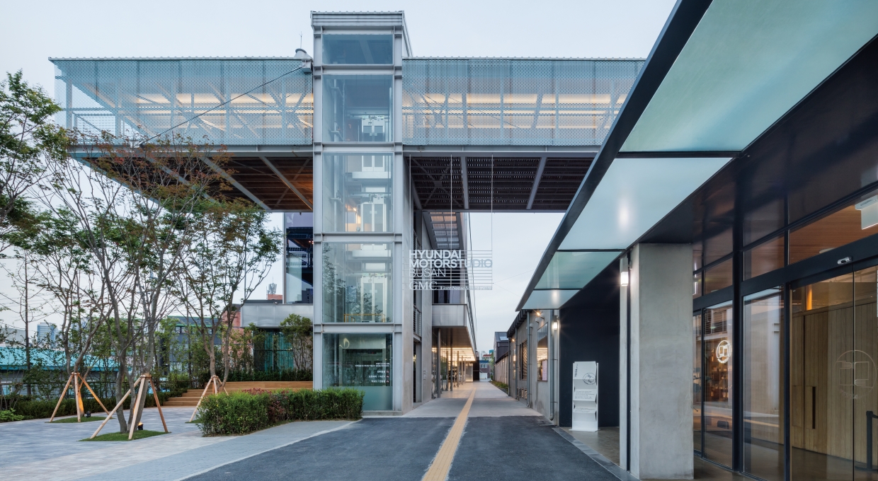 현대 모터스튜디오 부산 전경