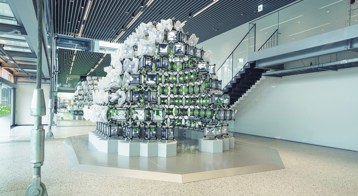 현대 모터스튜디오 부산의 ‘해비타트 원’ 전시