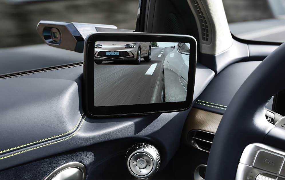 GV60's digital side mirror