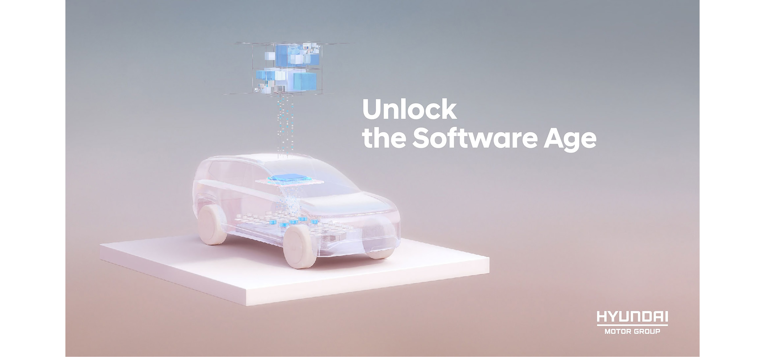 2022년 현대차그룹의 SDV 전략을 소개하는 그림