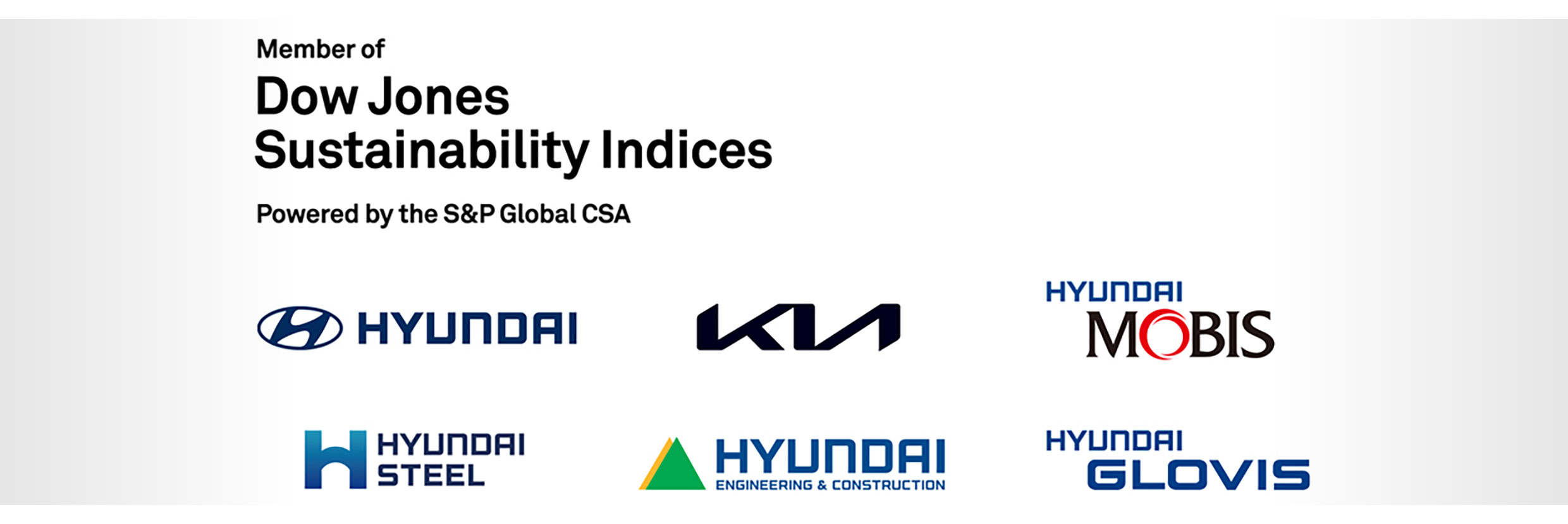 2022 다우존스 지속가능경영 지수 평가에 선정된 현대차그룹을 설명하는 그림