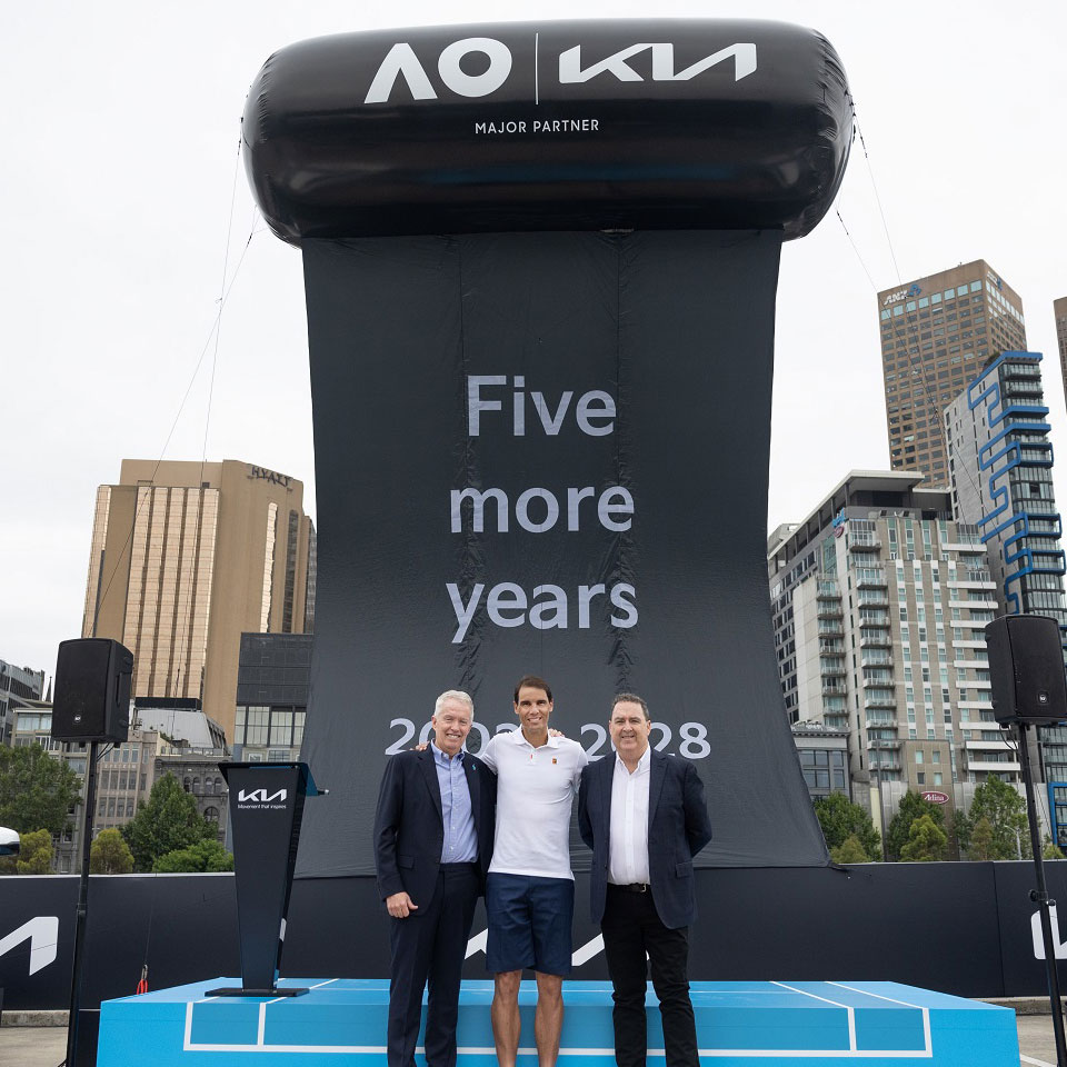 Kia extends Australian Open partnership to 2028
