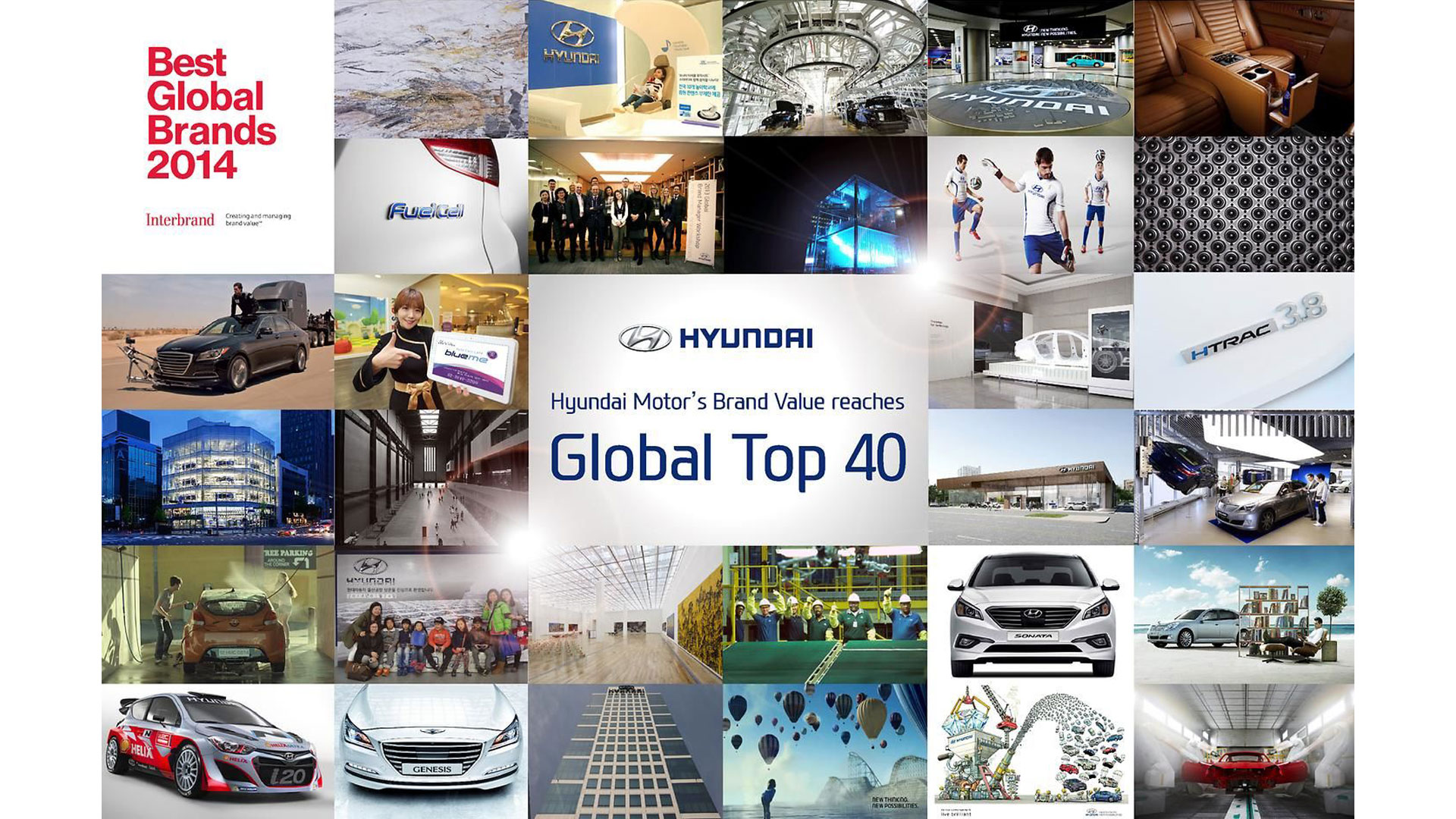 Hyundai Motor’s Brand Value Reaches Global Top 40 Highest Ever